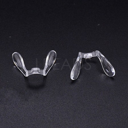 Plastic Eyeglass Nose Pads KY-WH0032-04-1