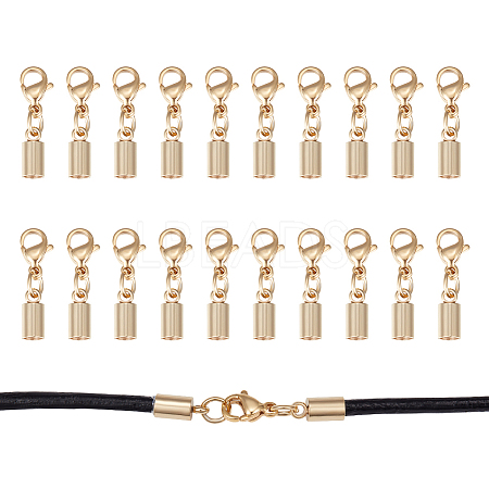 20Pcs 304 Stainless Steel Lobster Claw Clasps STAS-UN0044-85-1