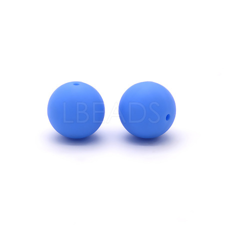 Round Food Grade Eco-Friendly Silicone Beads SI-JX0066A-15-1