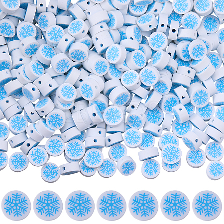 300Pcs Handmade Polymer Clay Beads CLAY-SC0002-68-1
