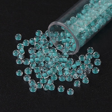 FGB 8/0 Grade A Round Glass Seed Beads SEED-N002-D-222-1