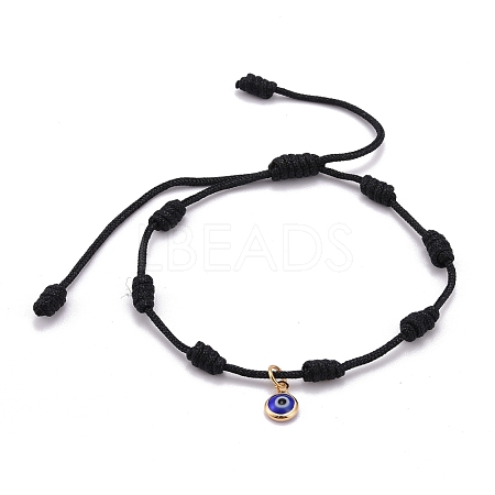 Adjustable Nylon Thread Charm Bracelets BJEW-JB06274-01-1