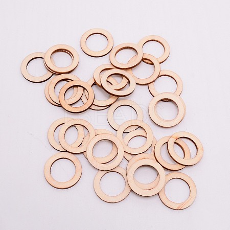 Unfinished Wood Linking Rings WOOD-WH0099-12B-1
