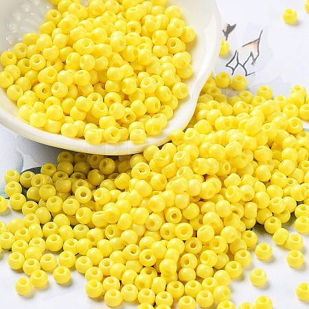 Baking Paint Glass Seed Beads SEED-H002-I-A502-1