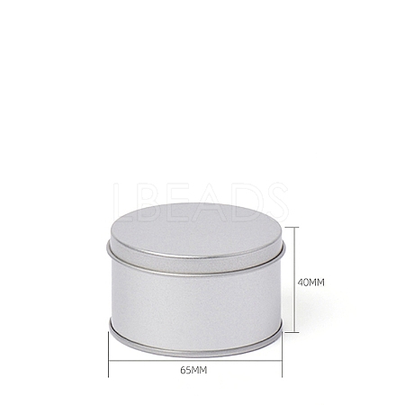 Round Tinplate Candle Tins with Lid PW-WG97416-05-1