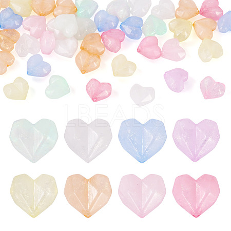 Luminous Transparent Acrylic Beads LACR-TA0001-07A-1