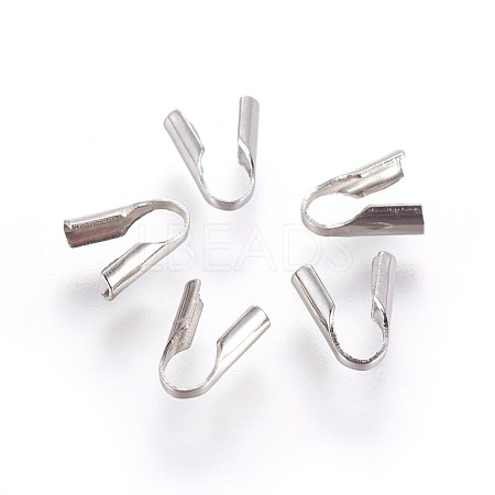 Tarnish Resistant 304 Stainless Steel Cord Ends STAS-P237-80G-P-1