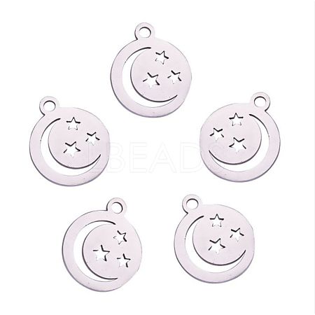 DanLingJewelry 304 Stainless Steel Charms STAS-DL0002-02-1