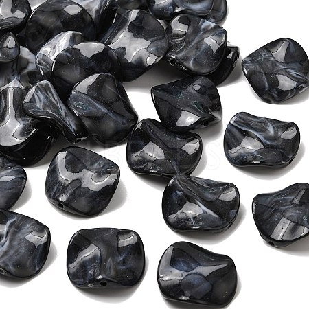Opaque Acrylic Imitation Gemstone Beads OACR-G061-01B-1