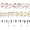 Transparent Painted Glass Beads Strands DGLA-A034-T6mm-A25-3