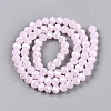 Electroplate Glass Beads Strands LS-EGLA-A044-J6mm-A02-4