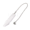 Natural Quartz Crystal Pointed Dowsing Pendulums G-Q184-04E-P-3