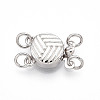 925 Sterling Silver Box Clasps STER-T008-150P-1