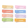 Baking Painted Alloy Snap Hair Clips Findings PHAR-M012-03-2