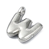Anti-Tarnish 304 Stainless Steel Pendants STAS-U033-02P-W-2