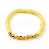 Polymer Clay Heishi Beads Stretch Bracelets Sets BJEW-JB05905-4