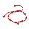 Adjustable Nylon Thread Charm Bracelets BJEW-JB06274-6