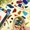 200G 2 Colors Multi-color Glass Mosaic Tiles MOSA-YW0001-01-4