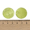 Spray Painted Natural Capiz Shell Pendants SHEL-C010-12A-3