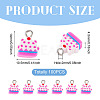 100Pcs Handmade Polymer Clay Charms CLAY-TA0001-96A-3