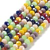 Glass Beads Strands EGLA-A034-M6mm-31-2