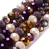 Glass Beads Strands EGLA-A034-M10mm-13-2