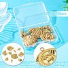 10Pcs 5 Styles 304 Stainless Steel Pendants STAS-TA0003-11-5