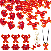 16Pcs 2 Styles Handmade Lampwork Beads LAMP-NB0002-23-1