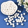 Glazed Porcelain Round Beads PORC-S489-8mm-01-5