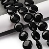 Natural Obsidian Beads Strands G-C159-A03-01-2