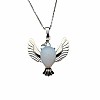 Peace Dove Water Droplet Crystal Necklace Pendant Fashion Ornament Simple Pendant VL5109-7-1