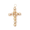 Brass Beaded Pendants PALLOY-JF04054-01-1