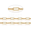 Soldered Brass Paperclip Chains CHC-D025-04G-01-3