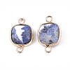 Natural Sodalite Links connectors G-S344-69E-2