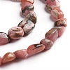 Natural Rhodonite Beads Strands G-D0002-B23-3