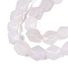 Natural White Agate Beads Strands GG-N361-06A-01-4