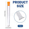 150Pcs Plastic Sewing Needle Organizers Tubes with Cap CON-CA0001-037A-2