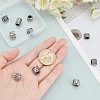 Unicraftale 10Pcs 10 Styles 304 Stainless Steel Large Hole Beads STAS-UN0044-66-2