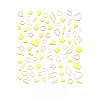 3D Gold Stamping Nail Decals Stickers MRMJ-R090-56-DP3199-1