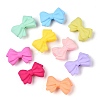 Rubberized Style Opaque Acrylic Beads OACR-N137-71-1