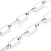 Tarnish Resistant 304 Stainless Steel Paperclip Chains CHS-D030-02P-5