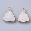 Natural White Jade Pendants G-S359-029F-2