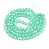 Baking Paint Glass Beads Strands DGLA-N015-8mm-07-2