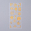 Waterproof Self Adhesive Hot Stamping Stickers Sets DIY-L030-07D-1