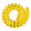 Transparent Glass Beads Strands X-GLAA-T032-T10mm-11-2
