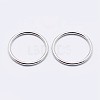 925 Sterling Silver Soldered Closed Jump Rings STER-F036-03P-1x8-2