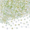 405Pcs Eletroplated Transparent Glass Beads GLAA-TA0003-66E-3
