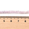 Natural Kunzite Beads Strands G-Q044-A01-3x3mm-5