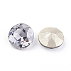 Pointed Back & Back Plated Glass Rhinestone Cabochons RGLA-J012-10mm-001SA-2