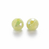 Opaque Acrylic Beads TACR-S154-11F-2